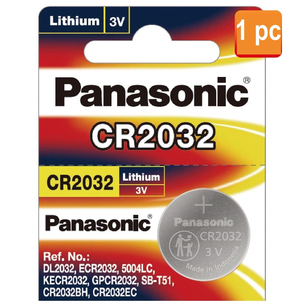 Panasonic 3V CR2032 Cell Lithium Coin Li-Mn02