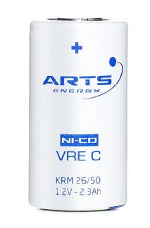 Arts Energy VRE C 2550mAh 1.2v Cylindrical Cell