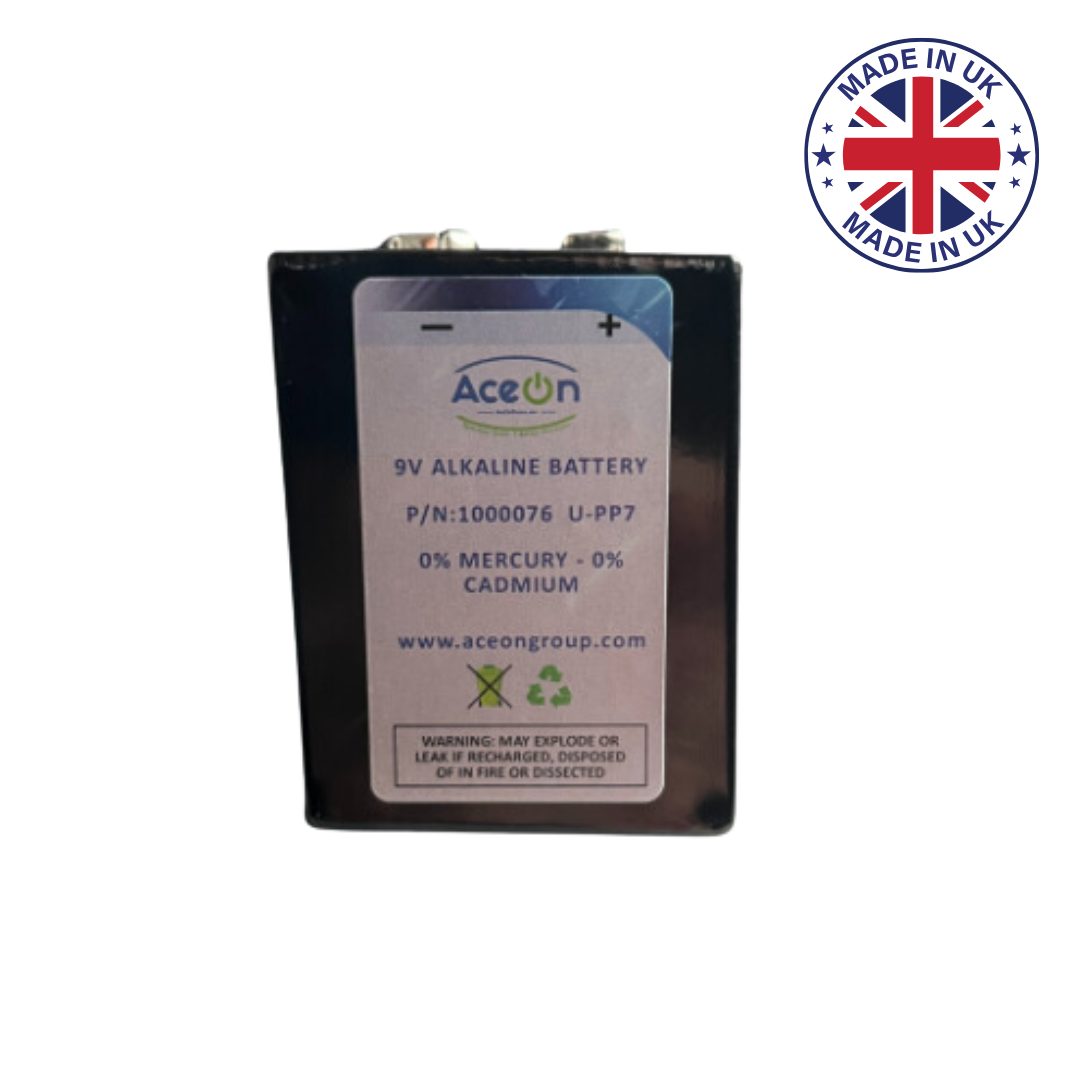 AceOn 9V PP7 ALKALINE BATTERY PACK