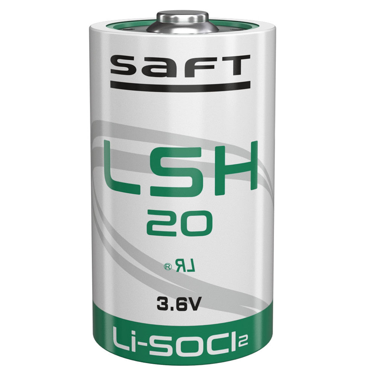 Saft 3.6V 13Ah Spiral D Cell Li-SOCl2 (LSH20)