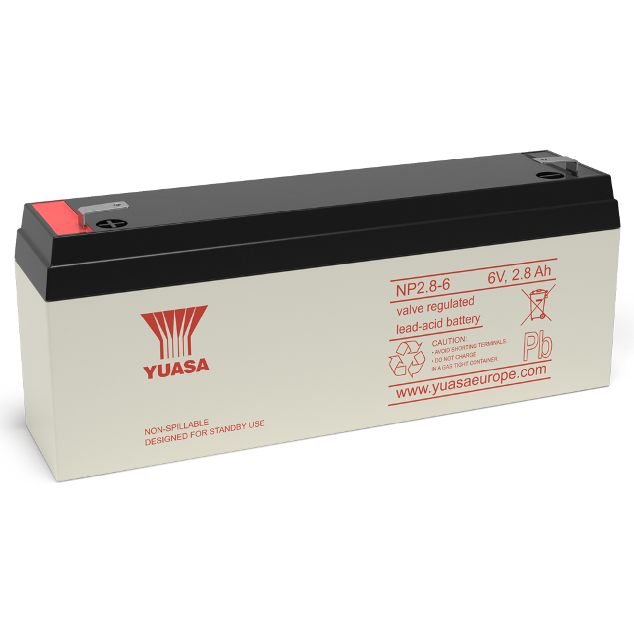 Yuasa NP2.8-6 VRLA Sealed Lead Acid Battery