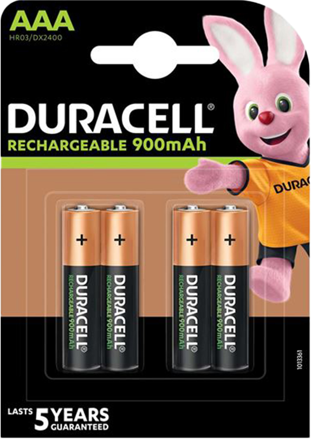 Duracell 1.2V 900mAh AAA Cell Stay Charged NiMH (Pack Of 4)