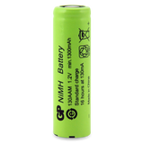 GP 1.2V 1300mAh AA Cell NIMH Flat Top