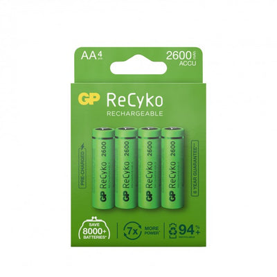 GP 1.2V 2600mAh AA Cell NiMH Blister Of 4