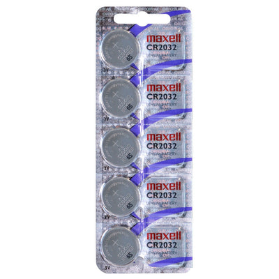 Maxell 3V CR2032 Cell Lithium Coin Li-Mn02 Blister Of 5