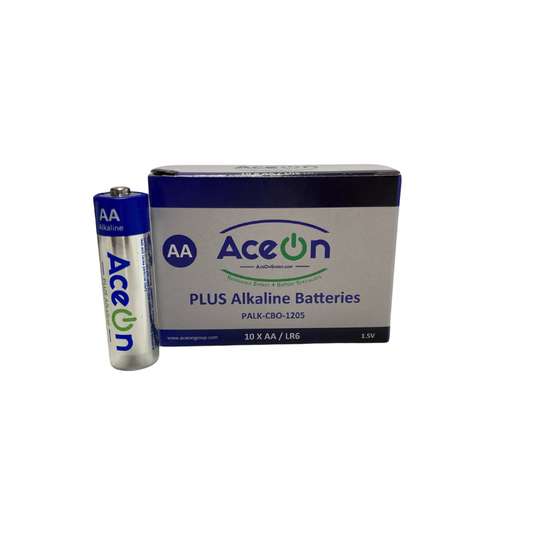 AceOn Plus Alkaline Battery - AA 1.5V | 10 Pack