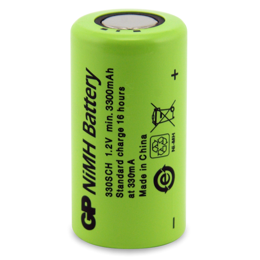 GP 1.2V 3300mAh NiMH Sub C Cell