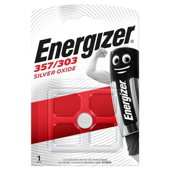 Energizer 1.5V SR44 357 Silver Oxide Watch Battery