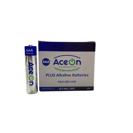 AceOn Plus Alkaline Battery - AAA 1.5V | 10 Pack