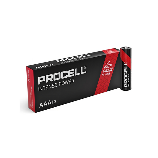 Procell Alkaline Intense Power AAA, 1.5V | 10 Pack