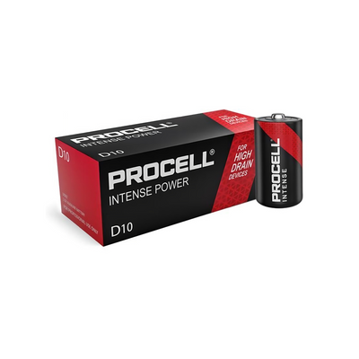 Procell Alkaline Intense Power D, 1.5V | 10 Pack