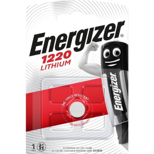 Energizer 3V 38mAh Lithium CR1220 (Card of one)