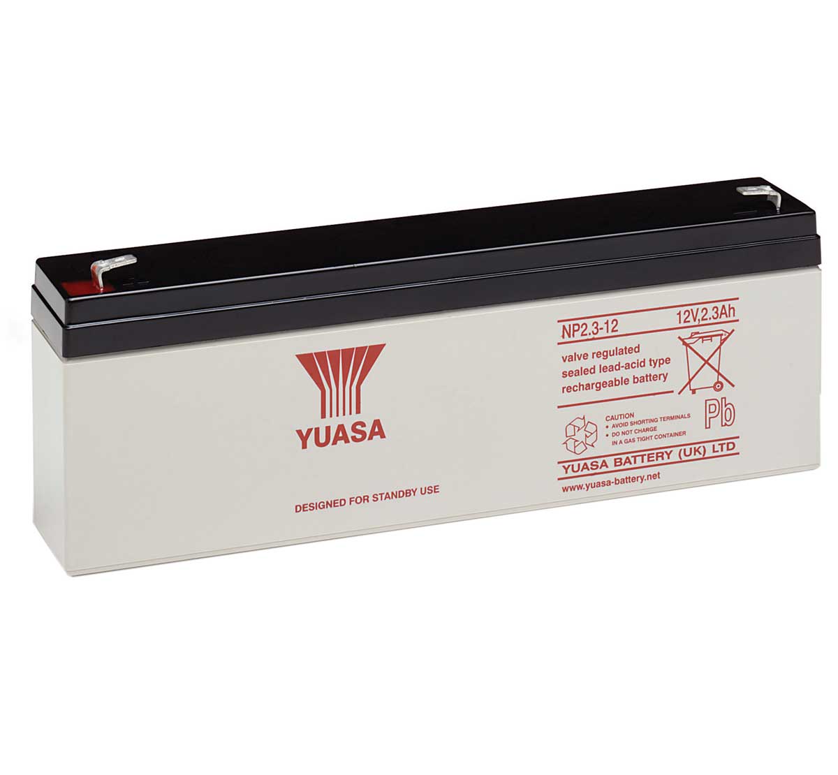 Yuasa NP2.3-12 VRLA Sealed Lead Acid Battery