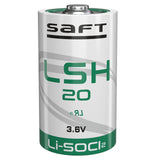 Saft 3.6V 13Ah Spiral D Cell Li-SOCl2 (LSH20)