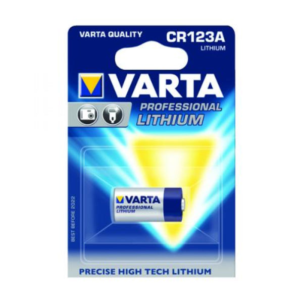 Varta 3V CR123A Cell Lithium Photo Li-Mn02 (Blister of 1)