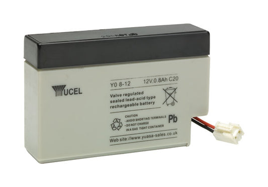 Yuasa Yucel 12V 0.8Ah SLA (Y0.8-12)