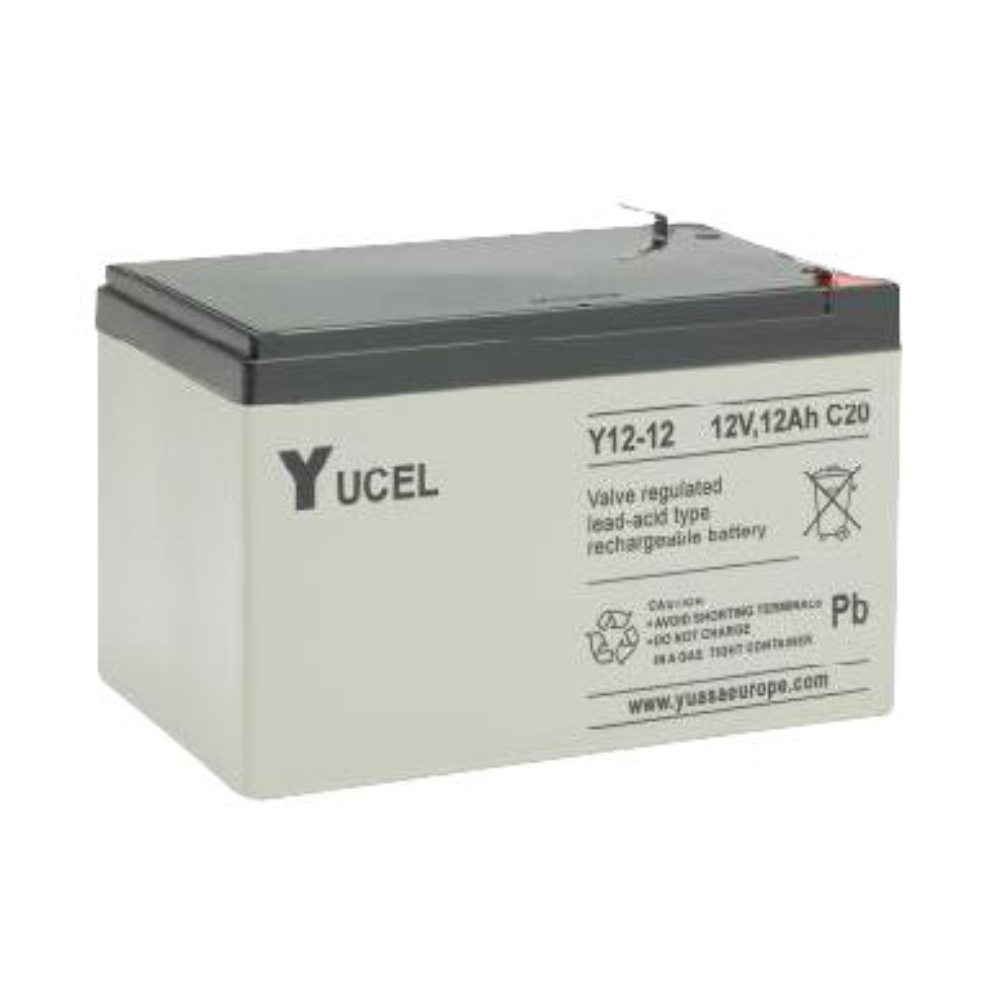 YUASA YUCEL 12V 12Ah SLA (Y12-12) – High Capacity Sealed Lead Acid Battery