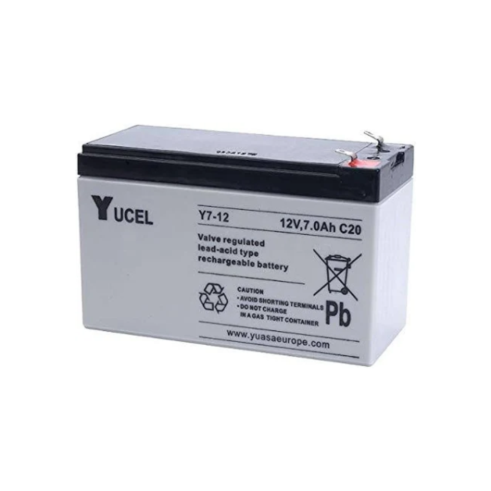 Yuasa Yucel 12V 7Ah SLA (Y7-12)