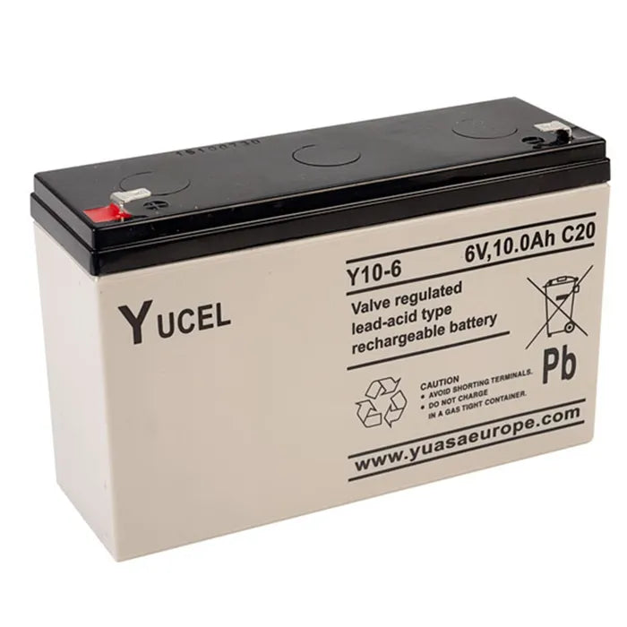 Yuasa Yucel 6V 10AH SLA (Y10-6)
