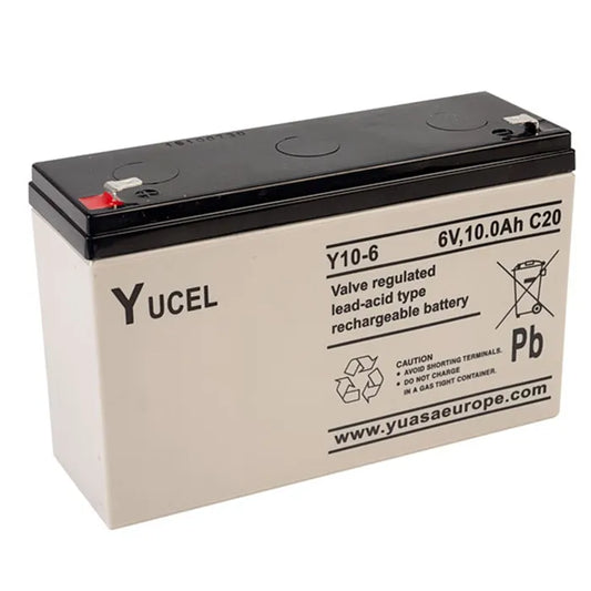 Yuasa Yucel 6V 10AH SLA (Y10-6)