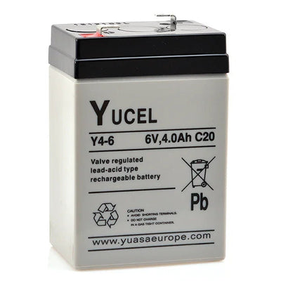 Yuasa Yucel 6V 4Ah SLA (Y4-6)