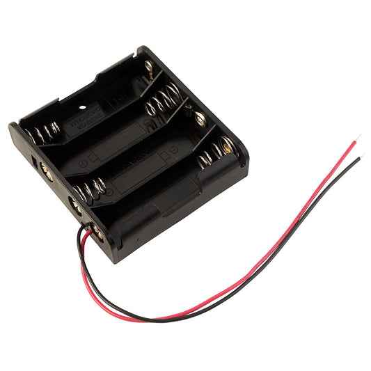 Keystone 2478 Battery Holder for 4 x AA with 150mm Flying Leads