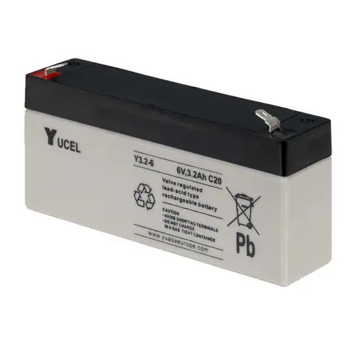 Yuasa Yucel 6V 3.2Ah SLA (Y3.2-6)